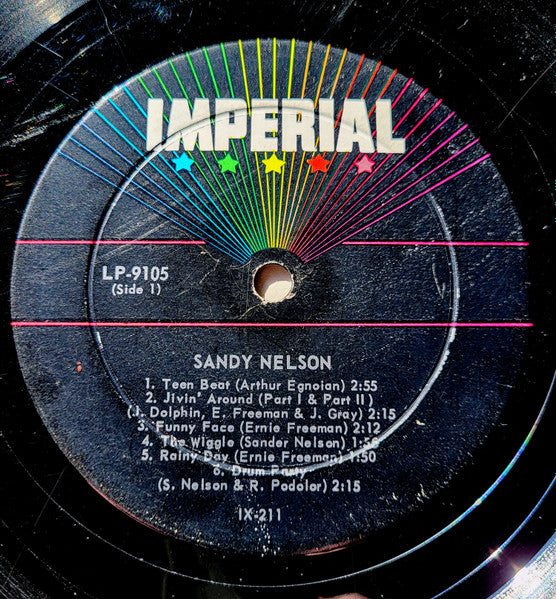 Sandy Nelson : Plays Teen Beat (LP, Album, Mono)