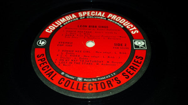 Leon Bibb : Sings (LP, Album, RE)