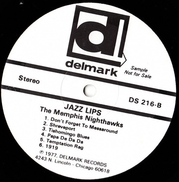 The Memphis Nighthawks : Jazz Lips (LP, Album, Promo)