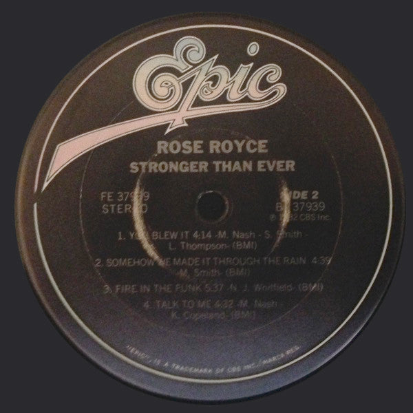 Rose Royce : Stronger Than Ever (LP, Album)