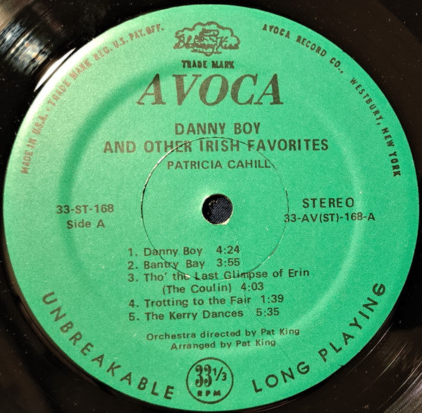 Patricia Cahill : Danny Boy (LP)