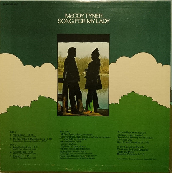 McCoy Tyner : Song For My Lady (LP, Album, San)