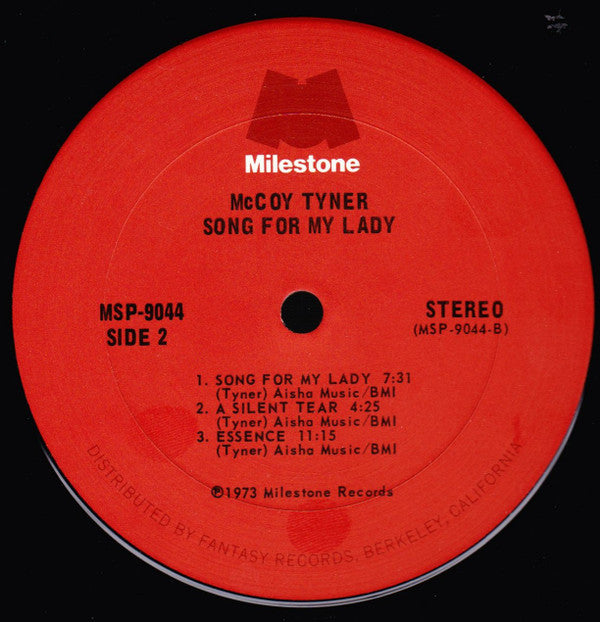 McCoy Tyner : Song For My Lady (LP, Album, San)