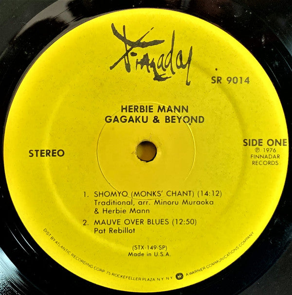 Herbie Mann : Gagaku & Beyond (LP, Album, SP )