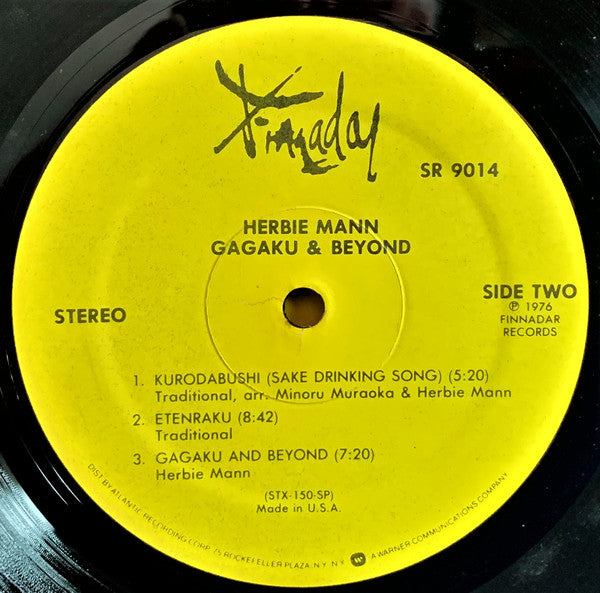 Herbie Mann : Gagaku & Beyond (LP, Album, SP )