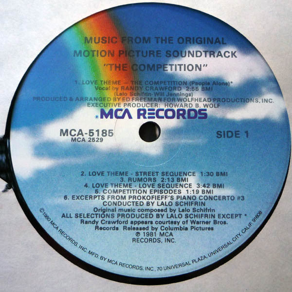 Lalo Schifrin : The Competition (Music From The Original Motion Picture Soundtrack) (LP)