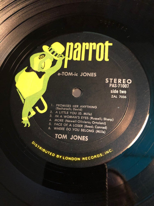 Tom Jones : A-Tom-ic Jones (LP, Album, Mon)