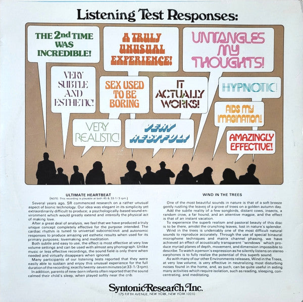 No Artist : Environments (Totally New Concepts In Sound - Disc 5) (12", Quad, Pre)