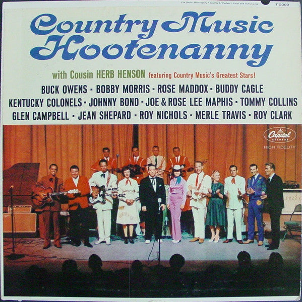 Various : Country Music Hootenanny (LP, Comp, Mono)