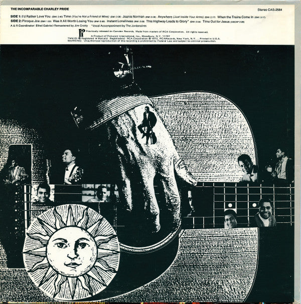 Charley Pride : The Incomparable Charley Pride (LP, Comp, RM)