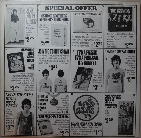 Donny Osmond : Alone Together (LP, Album)