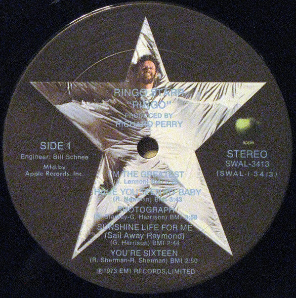 Ringo Starr : Ringo (LP, Album, Gat)