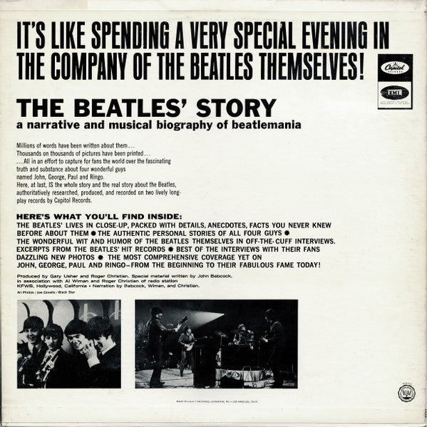 The Beatles : The Beatles' Story (2xLP, Album, Mono)