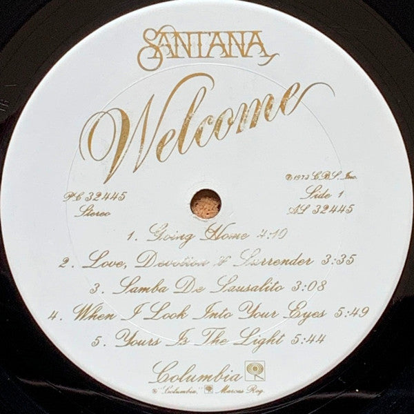 Santana : Welcome (LP, Album, San)