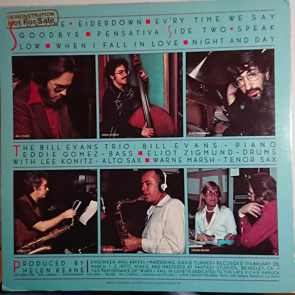 Bill Evans Trio* With Lee Konitz & Warne Marsh : Crosscurrents (LP, Album, San)