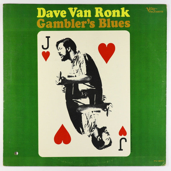 Dave Van Ronk : Gambler's Blues (LP, Album, Mono, RE)