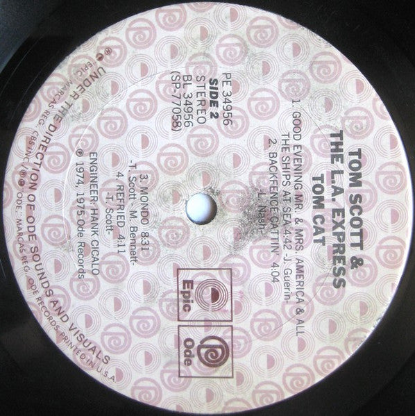 Tom Scott & The L.A. Express : Tom Cat (LP, Album, RE, Car)