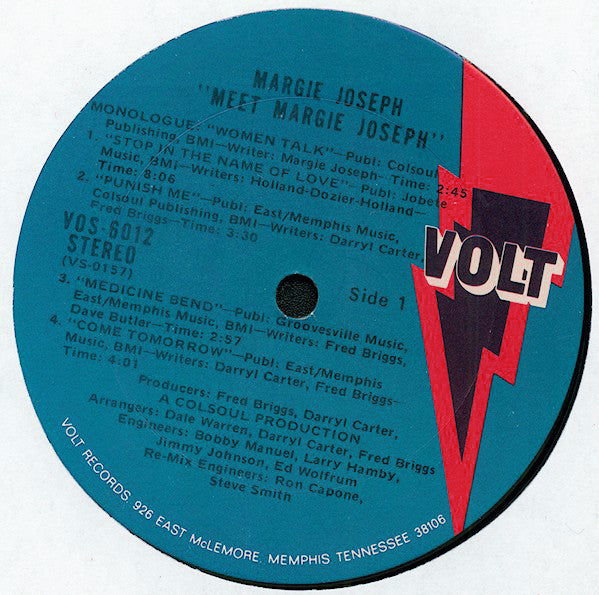 Margie Joseph : Margie Joseph Makes A New Impression (LP, Album, Ter)