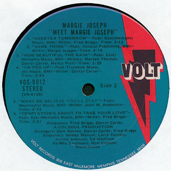 Margie Joseph : Margie Joseph Makes A New Impression (LP, Album, Ter)