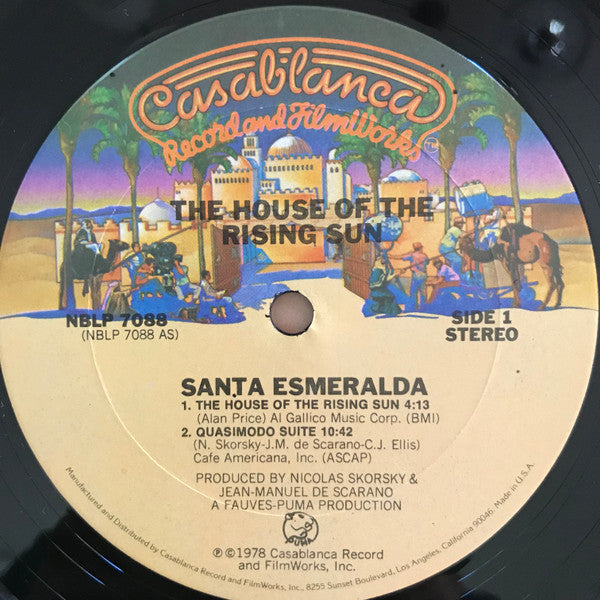 Santa Esmeralda Featuring Jimmy Goings : The House Of The Rising Sun (LP, Album, Club, Ter)