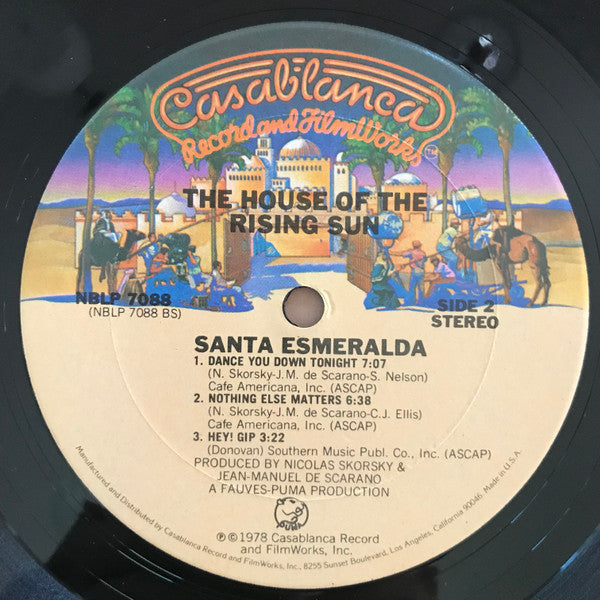 Santa Esmeralda Featuring Jimmy Goings : The House Of The Rising Sun (LP, Album, Club, Ter)