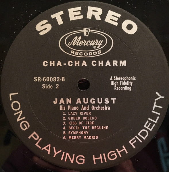 Jan August - His Piano And Orchestra* : Cha Cha Charm (LP, Album)