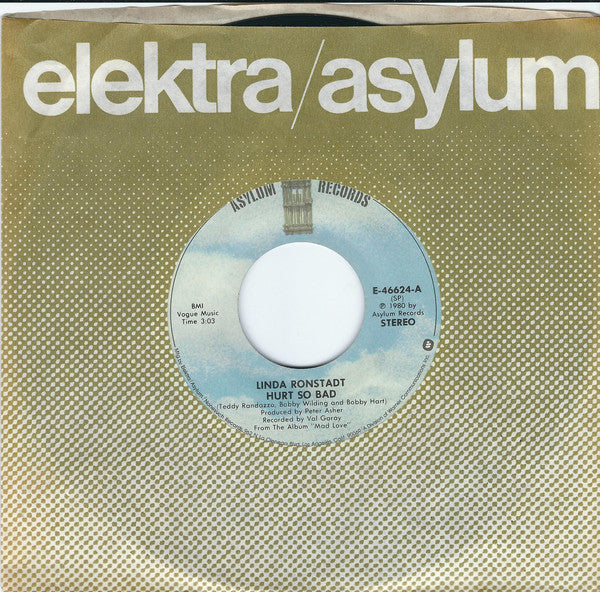 Linda Ronstadt : Hurt So Bad / Justine (7", Single, Spe)
