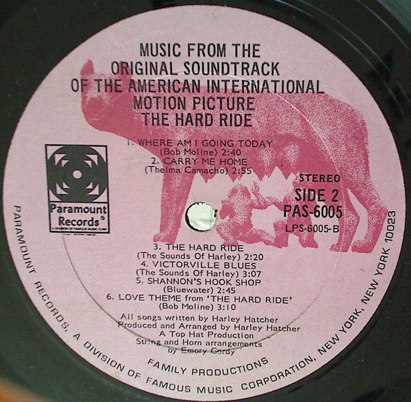Harley Hatcher : The Hard Ride (LP, Album)