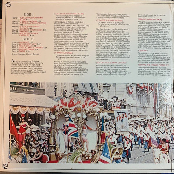 Various : Hello, Dolly! (Original Motion Picture Soundtrack Album) (LP, Album, Gat)