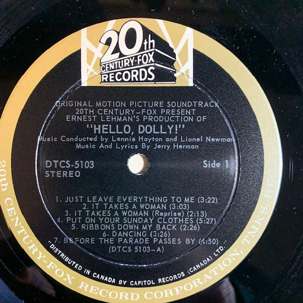 Various : Hello, Dolly! (Original Motion Picture Soundtrack Album) (LP, Album, Gat)