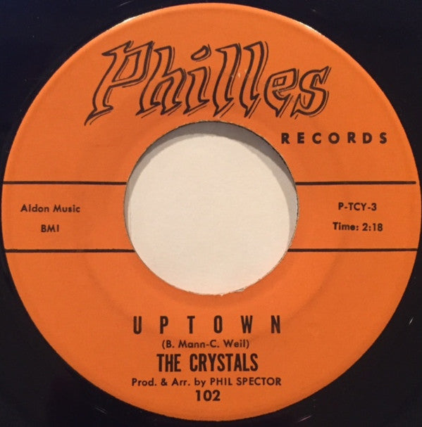 The Crystals : Uptown / What A Nice Way To Turn Seventeen (7", Single)