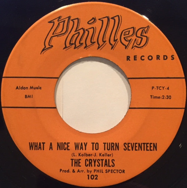 The Crystals : Uptown / What A Nice Way To Turn Seventeen (7", Single)