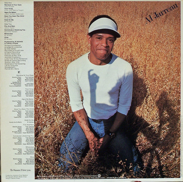 Al Jarreau : Glow (LP, Album, Jac)