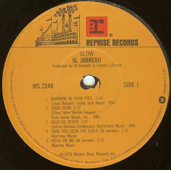 Al Jarreau : Glow (LP, Album, Jac)