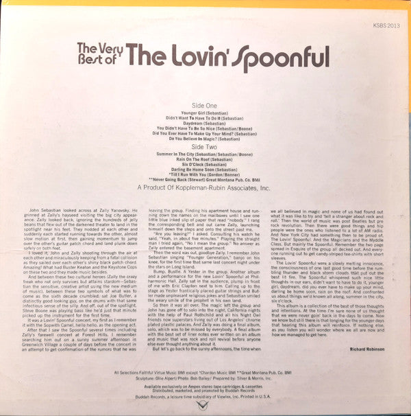 The Lovin' Spoonful : The Very Best Of The Lovin' Spoonful (LP, Comp, All)