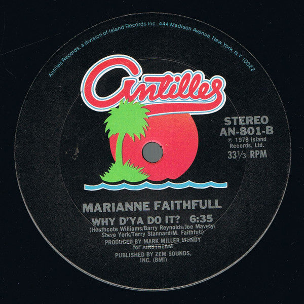 Marianne Faithfull : Broken English (12", Single)