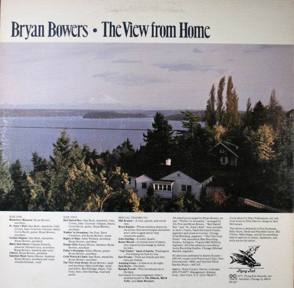 Bryan Bowers : The View From Home (LP, Album, All)