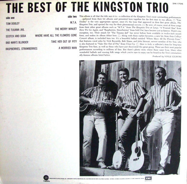 The Kingston Trio* : The Best Of The Kingston Trio (LP, Comp, RE, Yel)