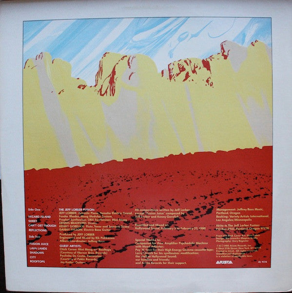 The Jeff Lorber Fusion : Wizard Island (LP, Album, Ter)