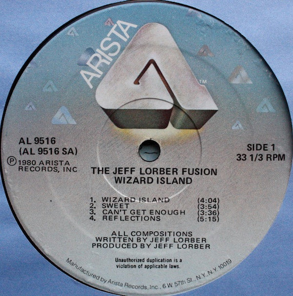 The Jeff Lorber Fusion : Wizard Island (LP, Album, Ter)