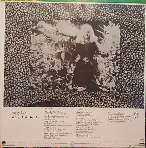 Peggy Lee : Where Did They Go (LP, Album)