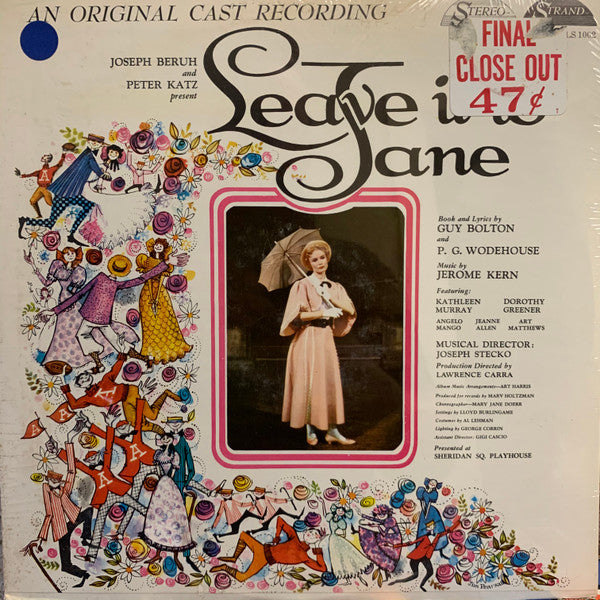 Various : Leave It To Jane (An Original Cast Recording) (LP, Album)