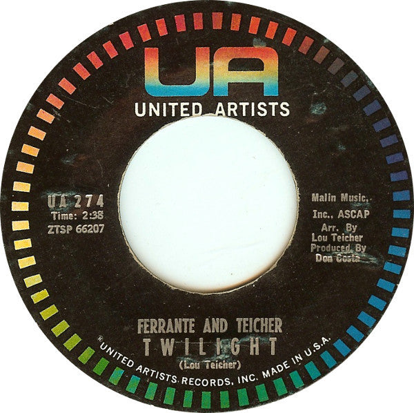 Ferrante And Teicher* : Exodus / Twilight (7", Single, Styrene)