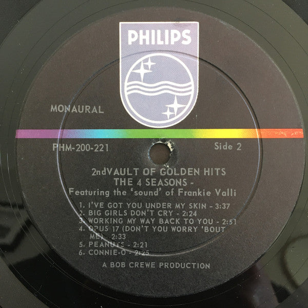 The 4 Seasons* : 2nd Vault Of Golden Hits (LP, Comp, Mono, Mer)