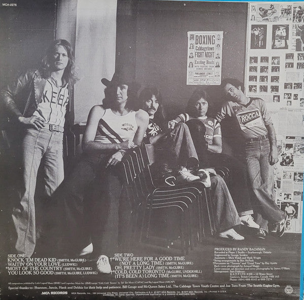 Trooper (4) : Knock 'Em Dead Kid (LP, Album, Glo)