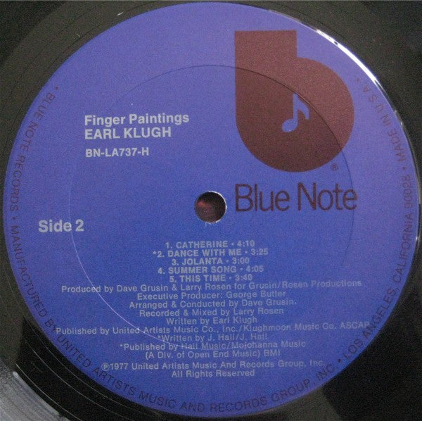 Earl Klugh : Finger Paintings (LP, Album, All)