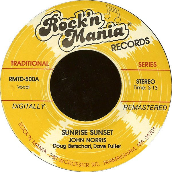 John Norris (3), Doug Betschart, Dave Fuller (2) : Sunrise Sunset / The Chicken Dance (7", Single, RM)