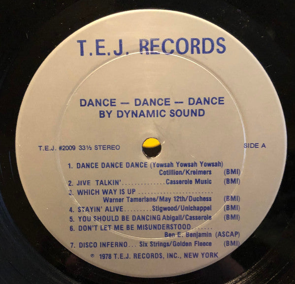 Dynamic Sound : Dance Dance Dance (LP, Album)