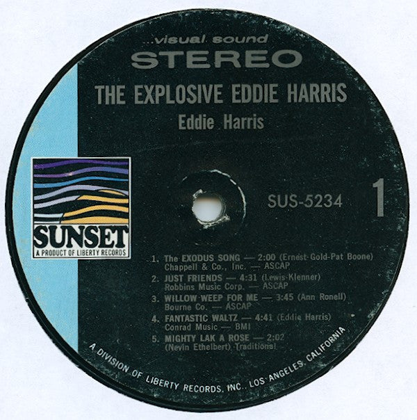 Eddie Harris : The Explosive Eddie Harris (LP, Comp)