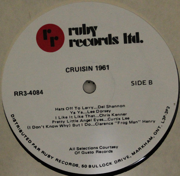 Various : Cruisin' 1961 (LP, Comp)